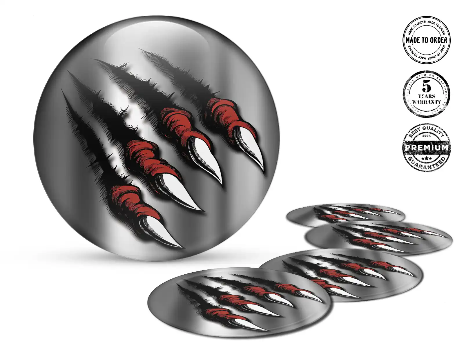 Silicone Sticker Custom Brand Quantum Prism